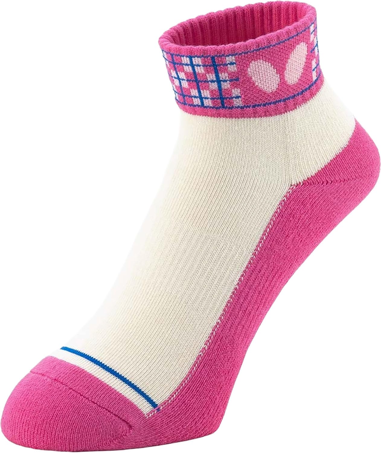 Butterfly Table Tennis Lamiola Normal Size M 92650 [Butterfly] Socks, Socks, Length, Unisex, Pink, (22.0-24.5cm) розовый