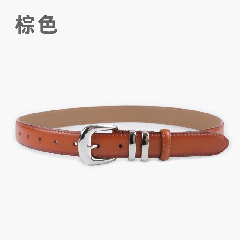 Premium Women'S Decorative Cowhide Women'S Genuine Leather Women'S Belt Casual Pants Jeans