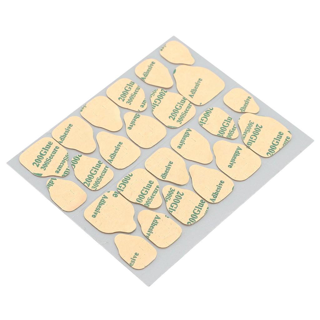 50 Sheets Nail Adhesive Tabs Double Side Nail Glue Sticker Resin Water Reistant Nail Glue Sticker