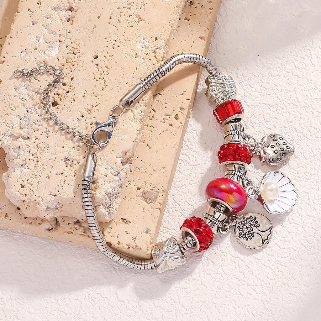 Style Bracelet Crystal Bracelet Beaded Bracelet Jewelry Dream Catcher Flower Love Woman