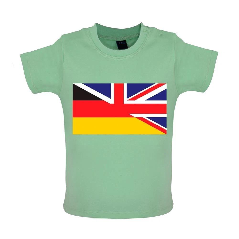 Half German Brittany Flag - Kids T-Shirt / Bodysuit - Germany Kingdom 110