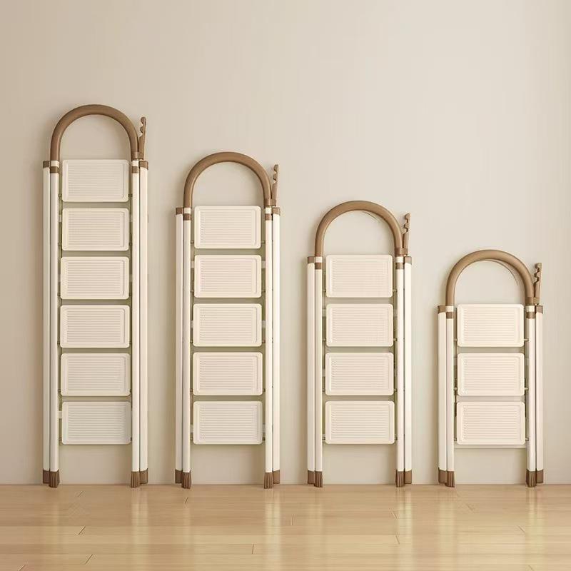 Compact Folding Telescopic A-Frame Ladder: Portable, Lightweight, Multi-functional, Indoor Use.