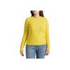 Polo Ralph Lauren Solid Logo Embroidered Crew Neck Long Sleeve Sweater Women Sweater Yellow 211910421-022