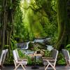 Waterfall Stream Wall Mural 3d Forest Wallpaper Living Room Bedroom Forest Wall Paper Home Decor