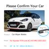2x For Hyundai I10 N-Line AC3 AI3 MK3 ~2023 Front Wiper Blades Brushes Window Windshield Windscreen U J Hook Car