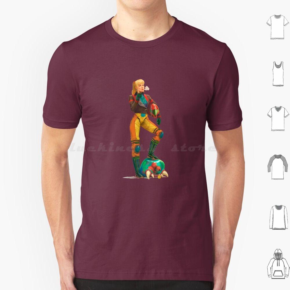 Metroid T-Shirt Herren Damen Kinder   Samus Metroid Spiel Videospiel Retro Zähes Küken Samus Aran Damen Stark Dread Weltraum-Pirat