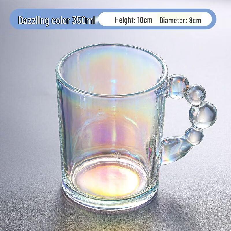 Shangqi Iridescent Bubble Glass Mug