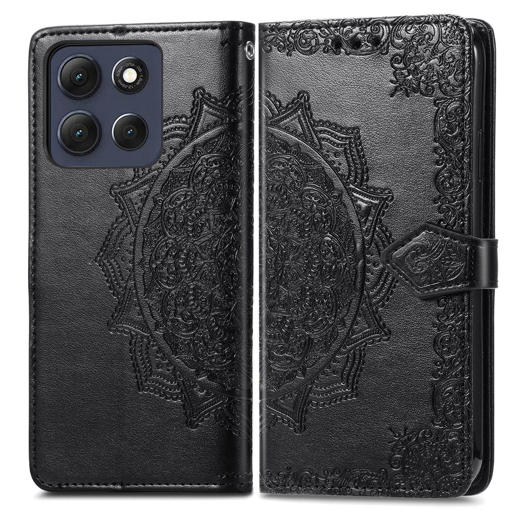 For Motorola Moto G86 Power 5G Case Wallet Mandala Flower Leather Phone Cover Stand View