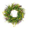Front Door Spring Wreath Durable Fashion Elegant Ornament Hanging Wildflower Wreath for Wedding Wall Holiday Indoor Farmhouse