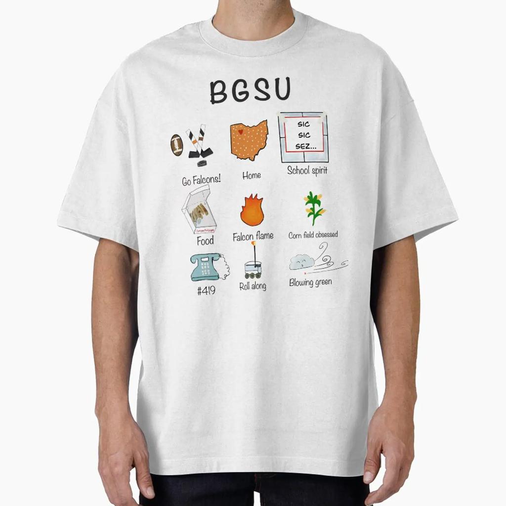 Bgsu Home Designed And Sold By Elanafelber Vintage Top For Everyday Wear Streetwear Stylish Unisex Versatile Graphic