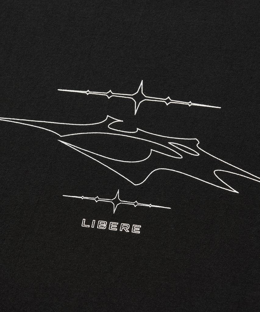 LIBERE Lr Logo T-Shirt / Black