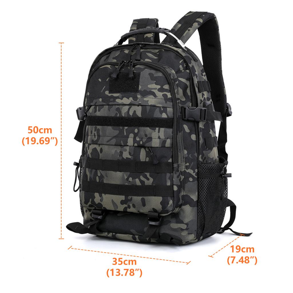 Campingryggsäck för män kvinnor Vandringsryggsäck med USB-laddningsport Reseryggsäck Hög kapacitet