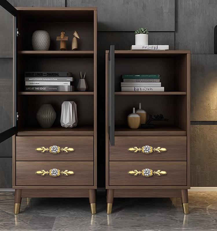 Luxuriöse Diamant-Kristallgriffe Knöpfe für Schuhschrank Schranktür Schubladen und Kleiderschrankgriffe Elegantes und Langlebiges Design