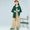 Children'S Hip-Hop Trendy Clothes, Hip-Hop Loose Pants, Summer Suits, Boys' Performance Clothes, Girls' Jazz Dance Practice Clothes