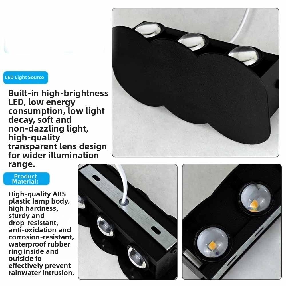 Energy Saving Outdoor Wall Lamp 4W 6W 8W Garden Sconce Lights Nordic LED Wall Light Living Room