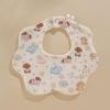 Soft Six-Layer Pure Cotton Baby Bib - Gauze Newborn Saliva Towel
