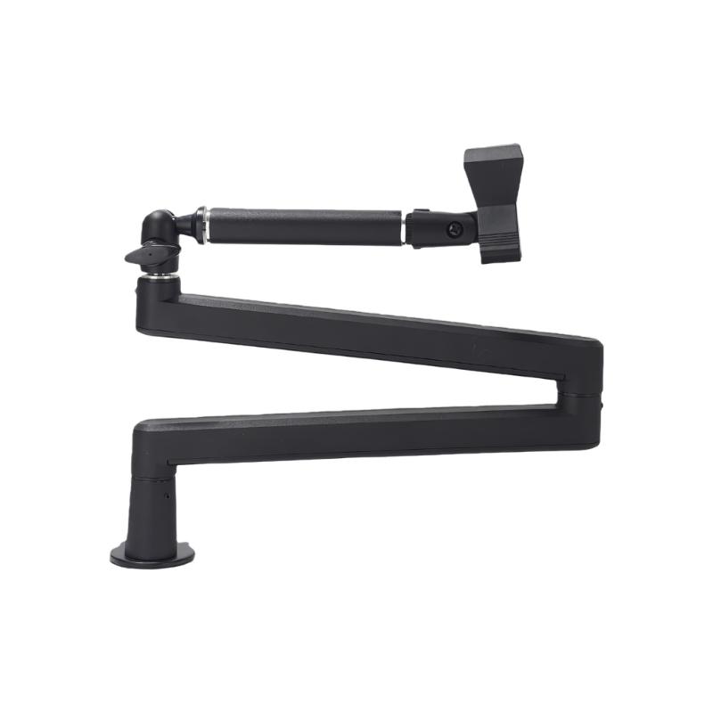 

Aluminum Alloy Boom Arm Mic Stand Clamp Holder Stand For Long Time And Stability In Various Recording Setting 1