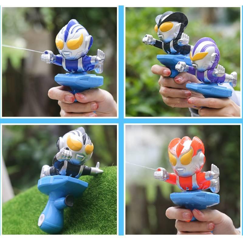 Spraying Water Ultraman Toys Children Interactive Play Outdoor Cartoon Toy Water