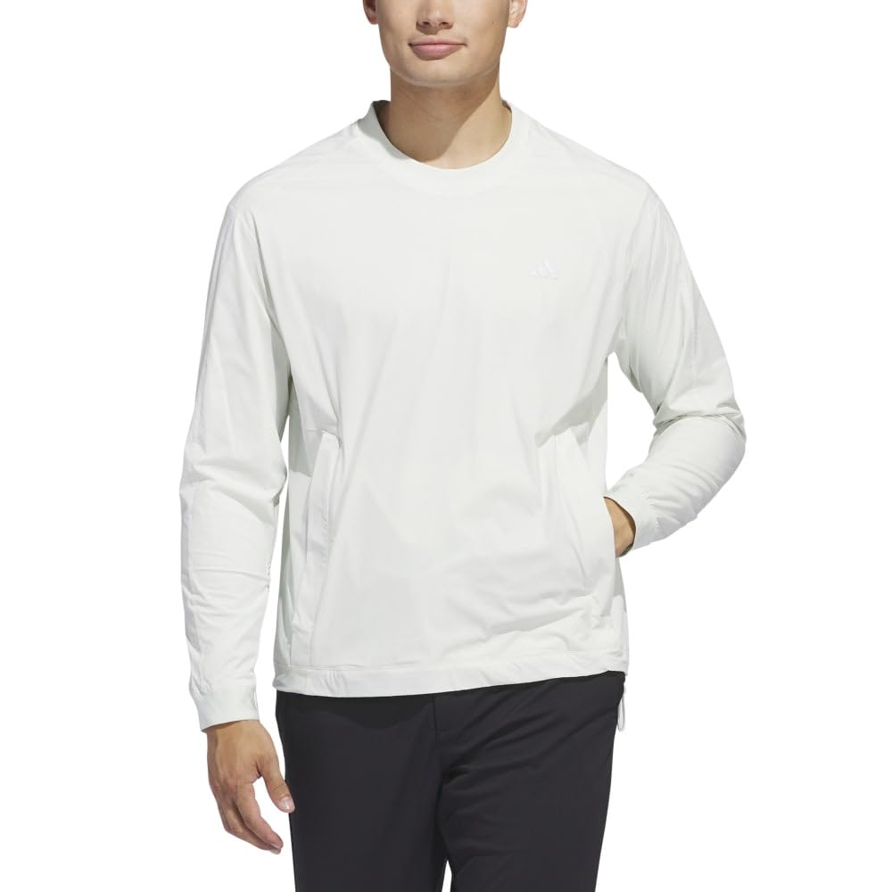 

Пуловер для гольфа ULT365 Водоотталкивающий пуловер для экипажа Crystal Jade [Adidas Golf] WIND.RDY Мужской