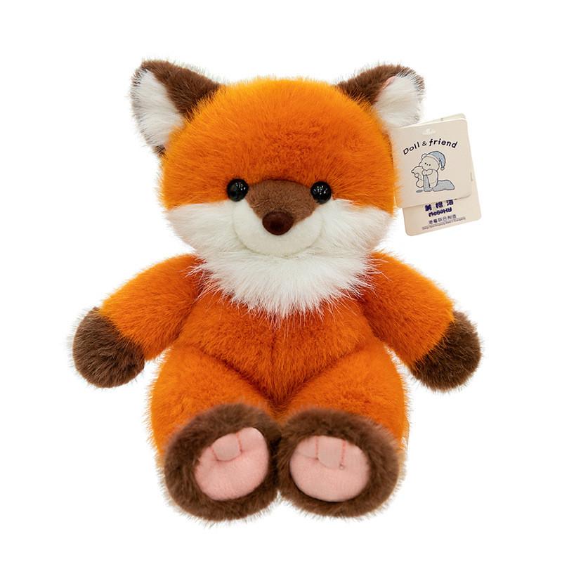 Cute Pig Bear Fox Plush Toy Cushion With Pp Cotton Filling For Kids And Teens Sleep Comfort