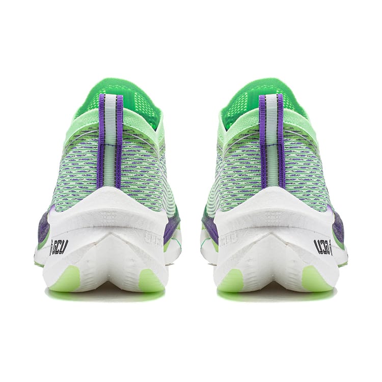 Li Ning Feidian 3 Ultra Versatile Cushioning Slip Resistant Low Top Running Shoes Unisex Light Neon Green ARMT033-5