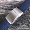 Hochwertiges Silikon Fluorkautschuk Uhrenarmband 21mm für Longines hydroconquest L3 Conquest Sports Taucheruhr Armband Schwarz neu