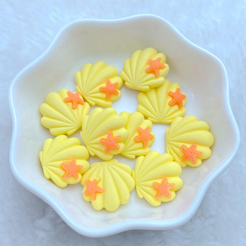 10Pcs New Cute Resin Mini Marine Animal Series Flat Back Manicure Parts Embellishments For Hair Bows Accessories