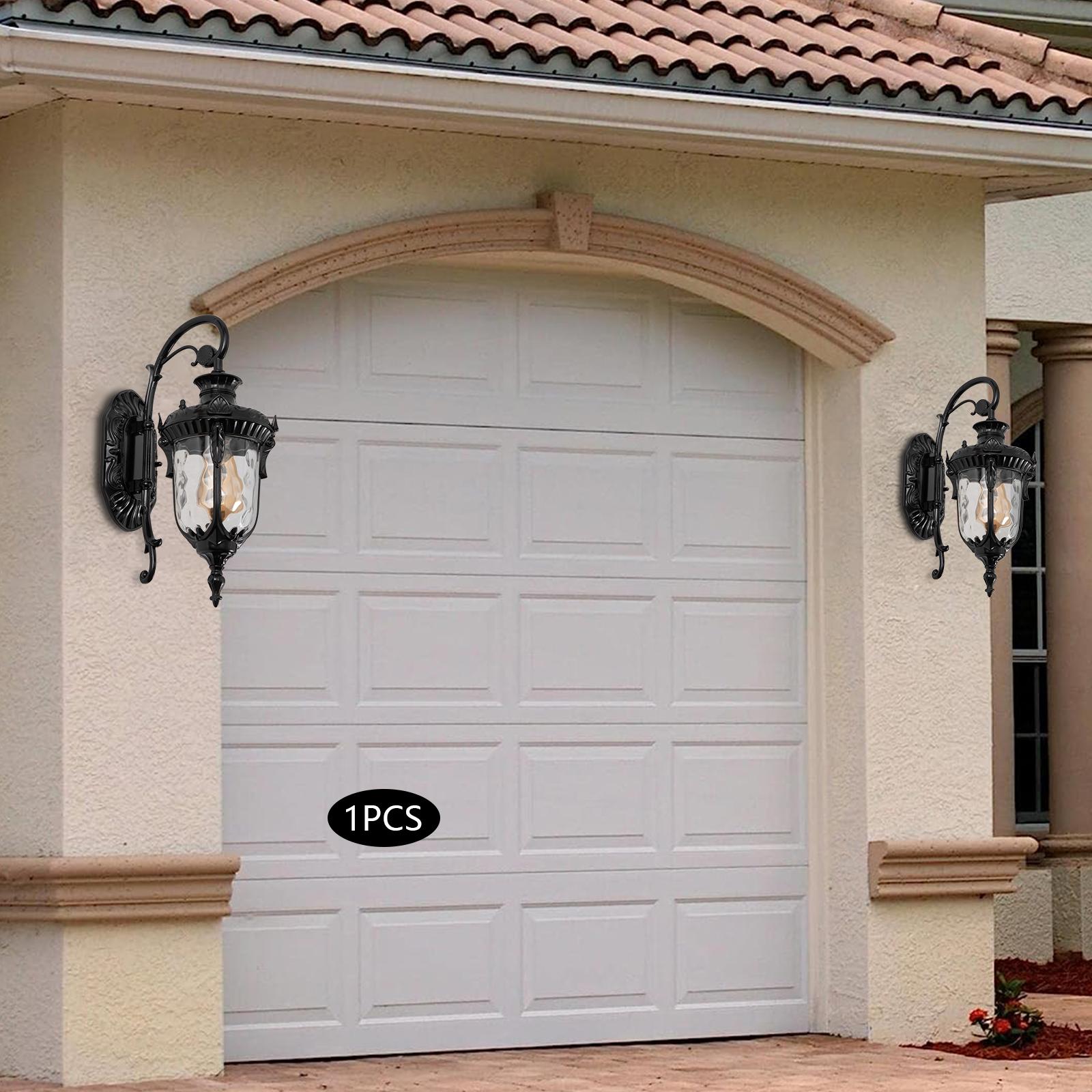 

Black Wall Sconce, Willow Leaf Design Wall Light, Small Indoor Outdoor Lighting, E26 Base Light Fixture No Bulb Included, IP54 чорний