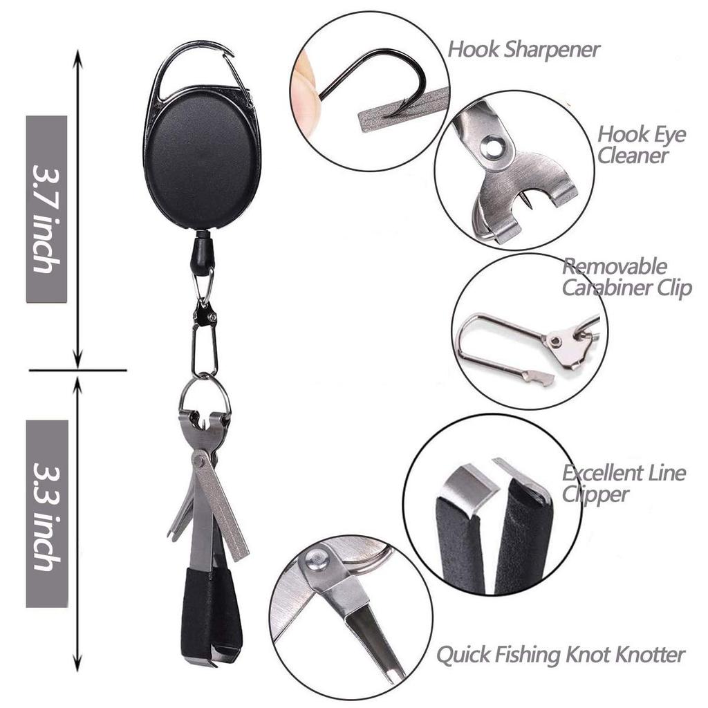 Fishing Quick Knot Tying Tool 3 Sets Stainless Steel 4
