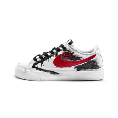 Court Legacy Infinite Moon Reading, Purple Cushioning Low Top Skateboard Shoes Unisex White Black DH3161-100(team912-)