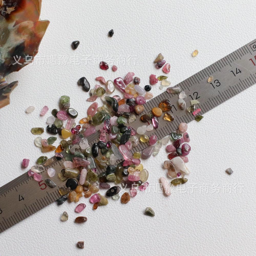 Natural Crystal Pebble Bracelet & Irregular Nail Art Stickers – Jewelry, Decor & Fish Tank Accessories