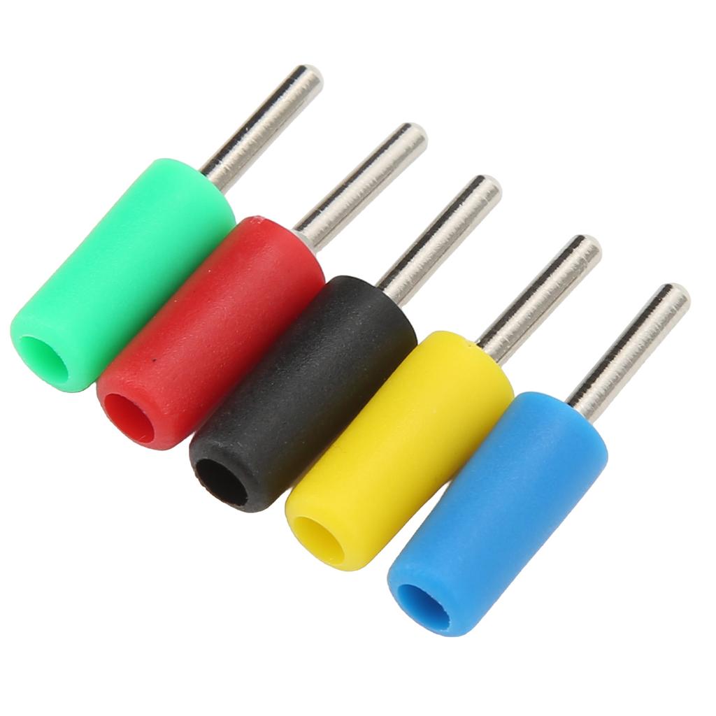10Set Straight Banana Plug Brass PE Bananas Cable Connector for Welding Machinery Automobiles
