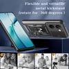 Slide Lens Armor Funda for OPPO Realme P3 Ultra India Case for Realme P3 Ultra Case Magnetic Ring Stand Holder Shockproof Cover