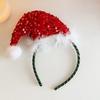 Christmas Sequins Headband Party Costume Hat Party Karaoke Punk Photo Props Cool Party Hat Hair Hoop Photo Props