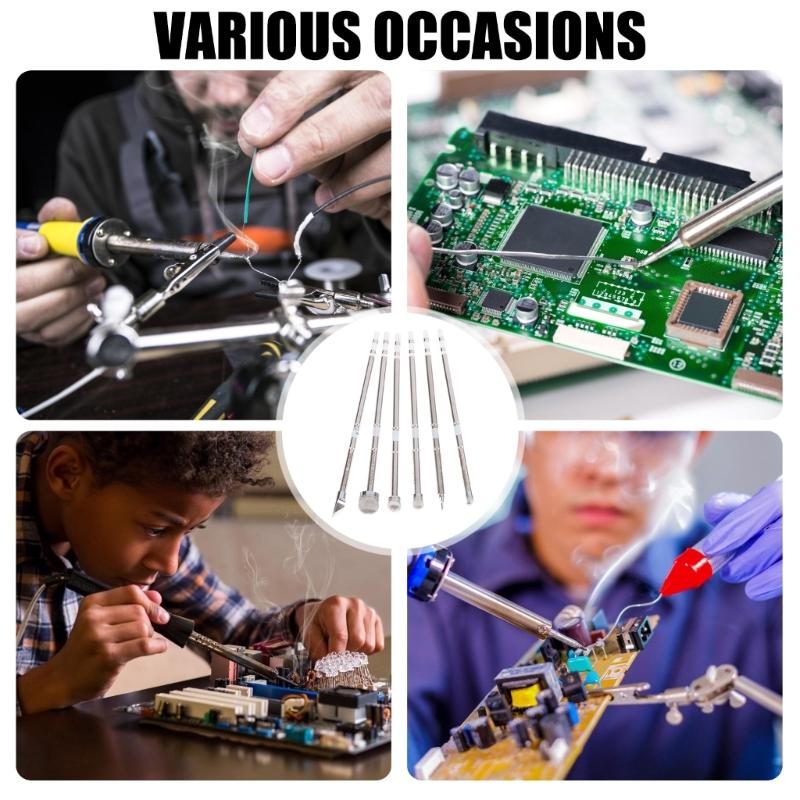 Precise Temperature Controlled T12 Soldering Iron Tip for Stable Welding Performances in Electronics Projects Solder Tip