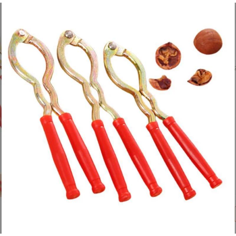 Nuts Cracker Clip Tool Walnut Opener Pliers to Open Walnuts Gadget Hazelnut Clip Nut Tongs Sheller Portable Kitchen Accessories