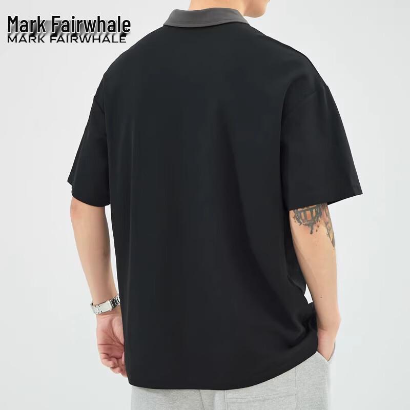 Mark Fairwhale Men's Half-Zip Polo T-Shirt