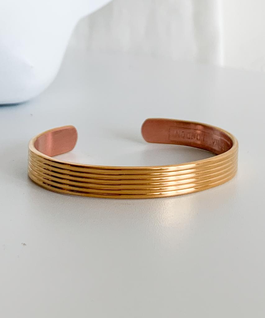 Sabona London G4 Gold Plated Regency Copper Bangle
