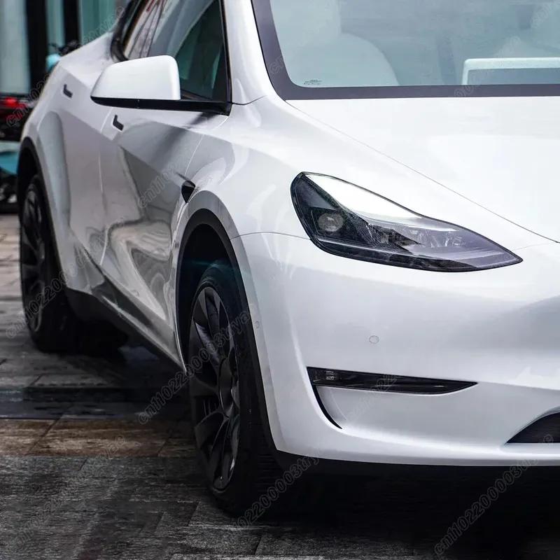 Für Tesla Model Y 2020 2021 2022 2023 2024 Vordere und Hintere Radlauf Kratzschutz Kotflügel Dekorative Schutzabdeckung Zubehör
