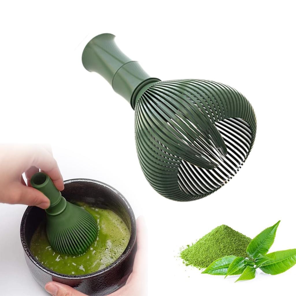 Blender UrbanPulse Matcha, Tel Matcha, Fabricat din Plastic ABS, Perie Matcha, Chasen, Ustensile pentru Ceremonia Ceaiului pentru Matcha, Ușor de ținut în mână, Rezistent la mucegai,
