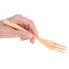 Fruit Salad Fork Harmless Wooden Fork Lunch Dessert Fork Kitchen Cutlery for Office Outdoor