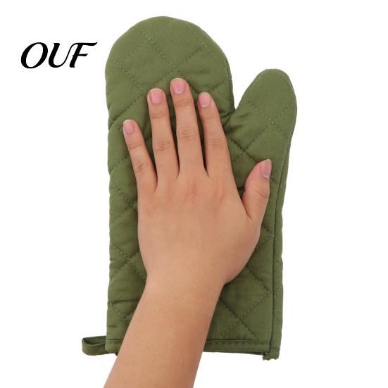 Heat Proof Mat Set 4Pcs Oven Mitts and Pot Holders Set, Resistant Cotton Kitchen Quilted Fabric Potholders Gloves, Insulated Mats for Baking