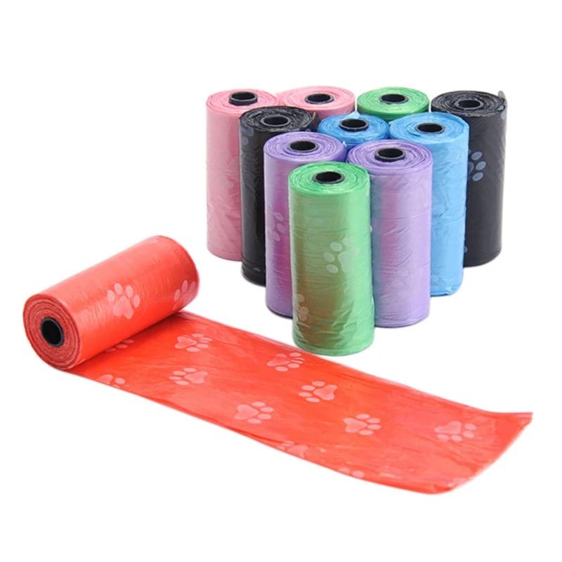Pet Waste Bag Dispenser, Degradable Pet Dog Waste Poop Bag Pet Waste Clean Poop Bags 10pcs