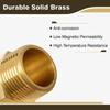 1/4" Female Brass Fittings 1/8" Male Natural Gas Anti-corrosion Adapter  Interface