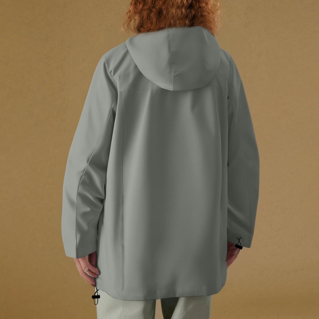Ladies' Loose Comfortable Fashionable Outdoor Windproof And Waterproof Jacket With Characters(EXPLORATION)Jacket