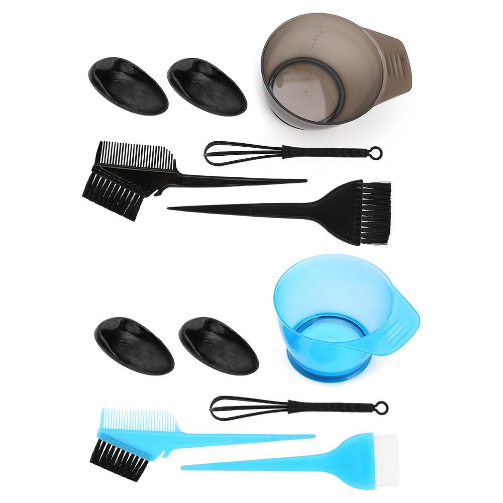 Cepillo para teñir el cabello, tinte para el cabello, tazón para mezclar, herramienta de peinado antideslizante para teñir el cabello