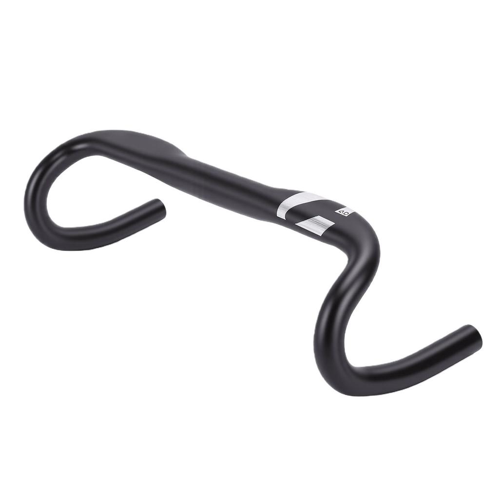 Ghidon Curbat Bicicletă de Șosea 31.8x420mm Finisaj Mat Aliaj de Aluminiu Ghidon Bicicletă de Șosea pentru Bicicletă de Curse pe Șosea