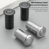 1Pcs Stainless Steel Door Bolt Cover Door Latch Protection Cover with Accessories Latch Cover Sandproof Dustproof Hardware
