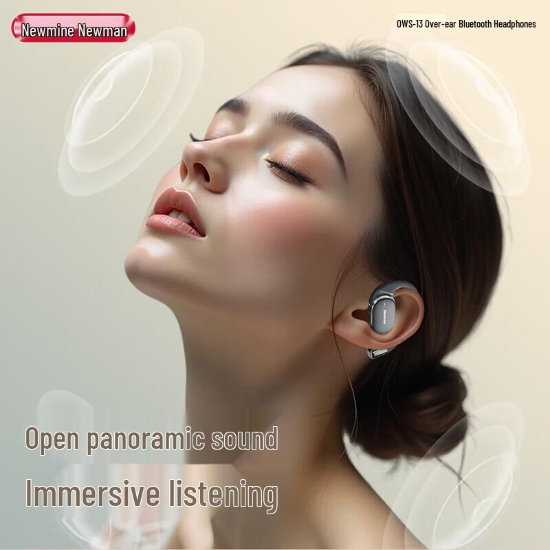 Newmine OWS-13 Open-Ear Bone Conduction Bluetooth Headphones