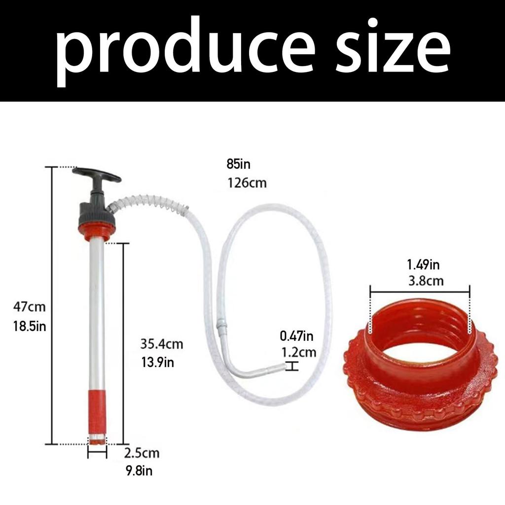 Compacted Handheld Suction Pump Suitable For Automotive Oil Water Non Corrosive Liquids Chemical And Water Extraction